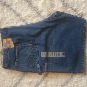 CARHARTT NWT Men's Denim Work Short  Size 50 × 8.5. Loose Original Fit